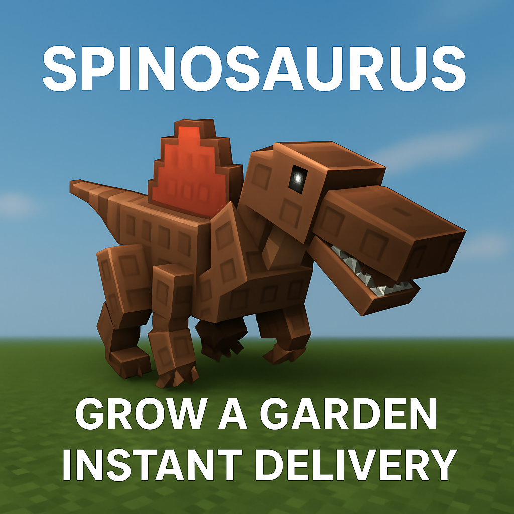 Spinosaurus (⚆⚆) | Grow a Garden ( ‿ ) | Instant Delivery (ง •̀•́)ง ...